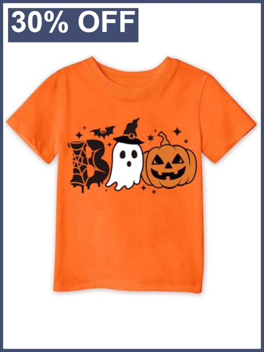 Toddler Halloween Pumpkin Short Sleeve Graphic Tee